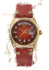 Rolex Vntage Day Date Red Dial classic on red leather strap