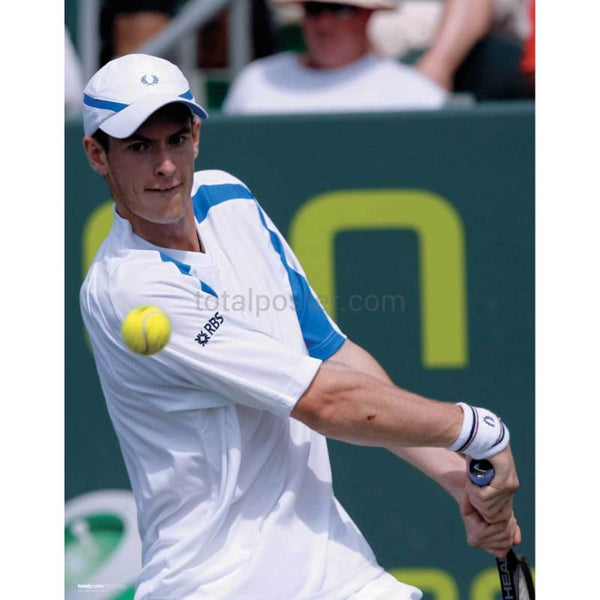 Andy Murray in action during the Sony Ericsson WTA Tour TotalPoster