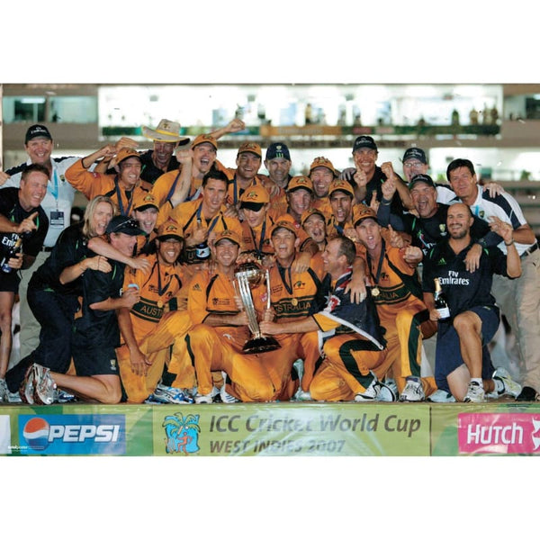 Australia Celebrate celebrate after victory over Sri Lanka in the Cricket World Cup | TotalPoster
