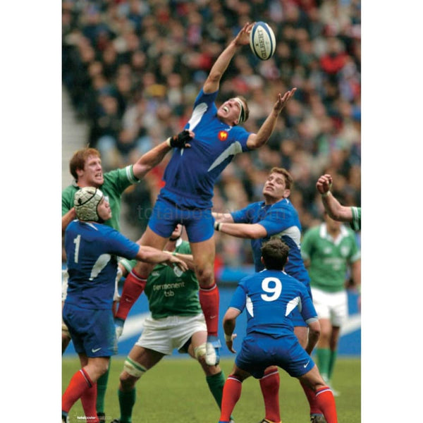 Imanol Harinordoquy | France Six Nations rugby posters TotalPoster