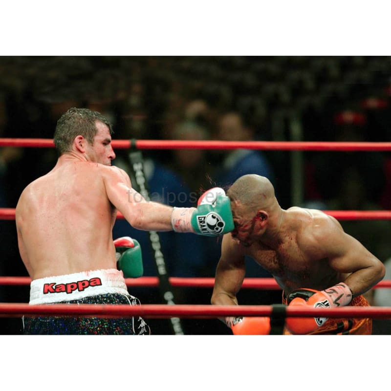 Joe Calzaghe Signierter Fotodruck Signiertes Poster Boxen Erinnerungsstücke