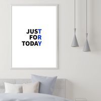 Just for Today  | Inspirational | Recovery | Totalposter