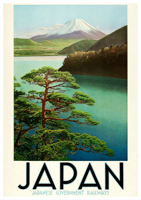 Travel Poster Japan | Mount Peerless | Nippon Art | Japanese | Railway | Totalposter