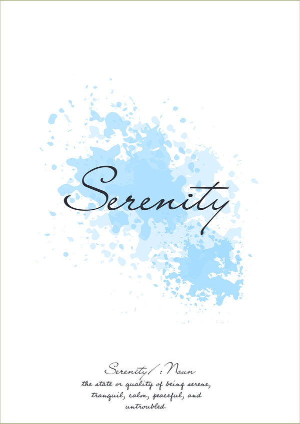 Serenidad | Espiritual | cartel total