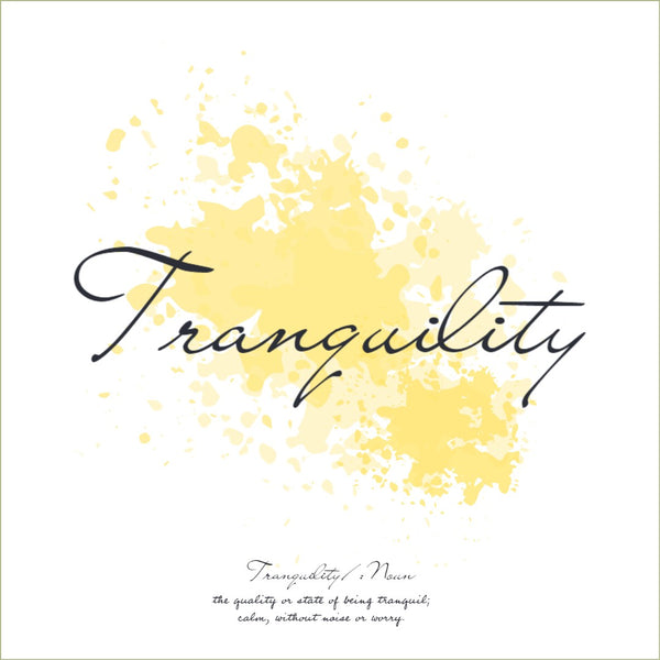 Tranquilidad - Impresión espiritual con definición - impresión cuadrada | Inspirador | cartel total