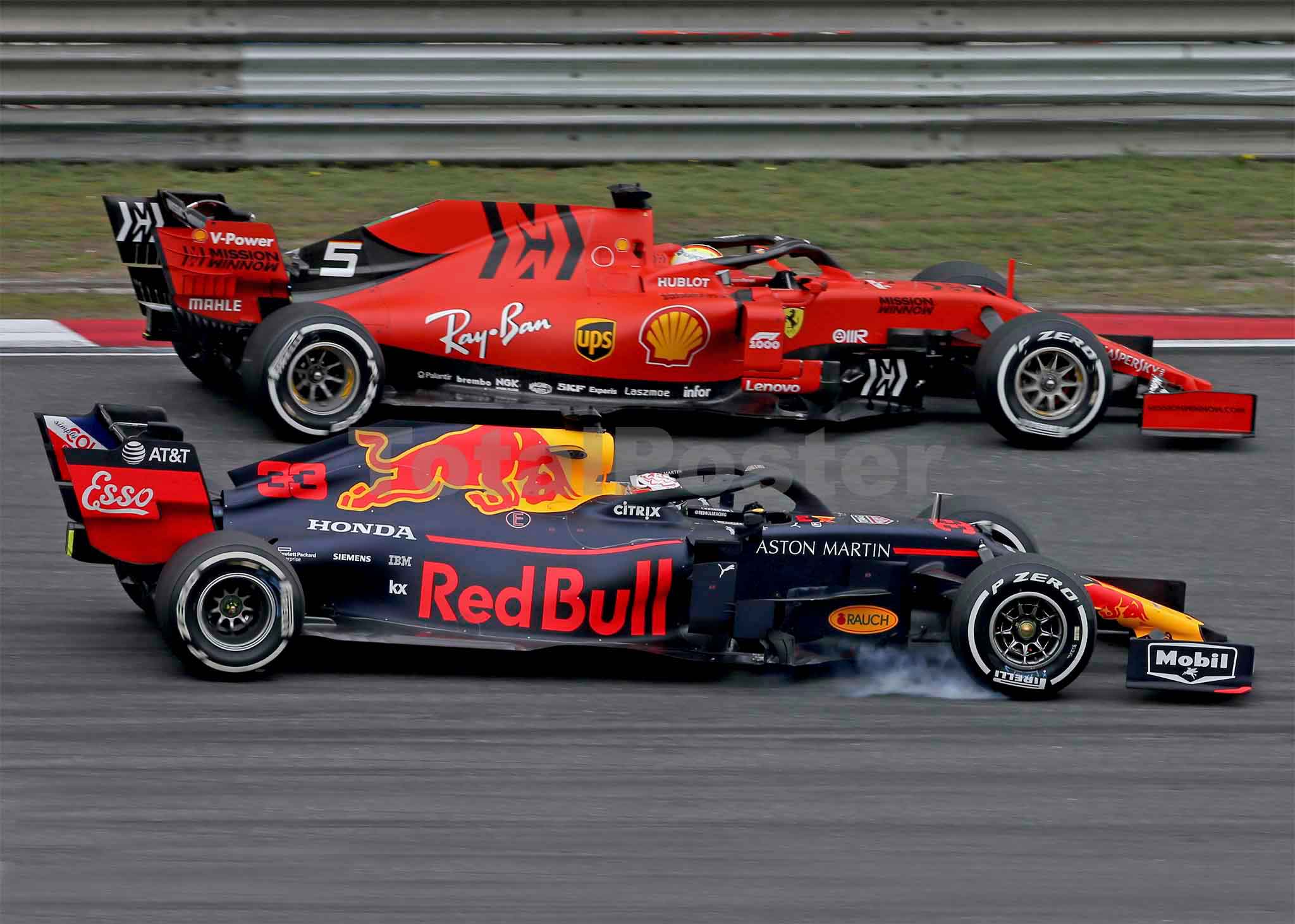 Max Verstappen and Sebastian Vettel Shine in German F1 at Hockenheim