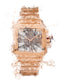Cartier Santos Rose Gold Skeleton - the Santos De Cartier | Watch Poster Art