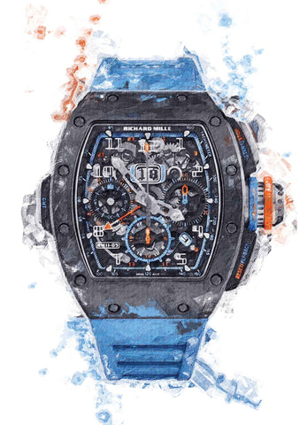 Richard Mille Automatic Chronograph GMT | Watch Art Posters