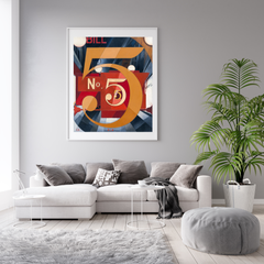 I saw the figure 5 in gold by Charles Demuth  | Famous Art |  | Totalposter