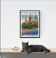 Vintage | Travel | Poster | Iceland | Norway | Sweden | Denmark | - | art | Deco | style