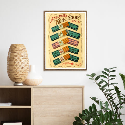 Suministros de arte vintage | Ilustraciones | cartel total