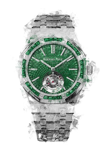 Audemars Piguet Flying Tourbillon | Watch Poster Art | TotalPoster