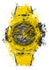 Hublot Big Bang Unico Yellow Magic is the first bright yellow ceramic watch with yellow and black structured plast