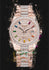  Rolex Day Date Rainbow with Diamonds Hour Markers, Diamonds Dial, Bezel & Bracelet black background
