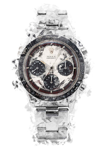 Rolex Daytona Cosmograph Chonograph Paul Newman | Watch Art Poster
