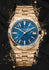 Vacheron Constantin Overseas Rose Gold with blue dial and matching 18ct 5N pink gold bracelet