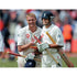 Andrew Flintoff and Alastair Cook celebrate after victory in England v Sri Lanka npower Test Series Second Test | TotalPoster