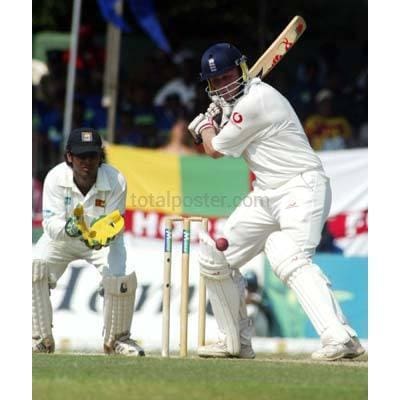 Andrew Flintoff in action during the 3rd Test against Sri Lanka at Colombo | TotalPoster