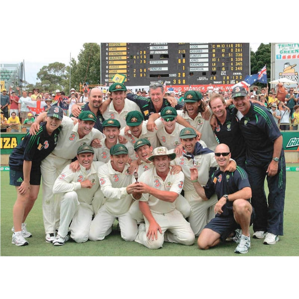 Australia Celebrate winning the the 3rd Ashes Cricket test match and the Ashes series | TotalPoster