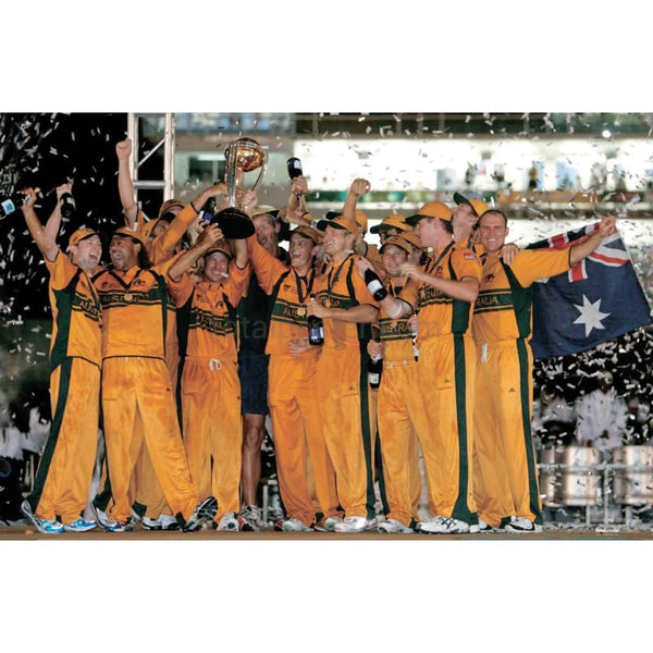Australia Celebrate after victory over Sri Lanka in the cricket World Cup final | TotalPoster