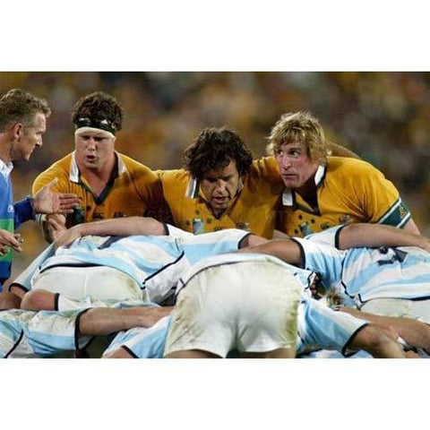 Póster australiano de primera fila | Copa Mundial de Rugby | TotalPoster