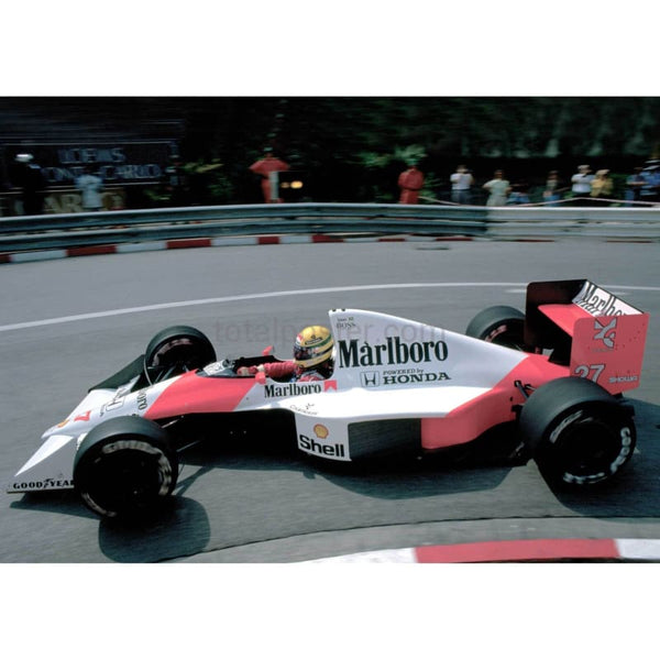 Ayrton Senna during the Monaco F1 Grand Prix | TotalPoster
