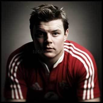 Cartel de Brian O'Driscoll | Rugby de los leones británicos | TotalPoster