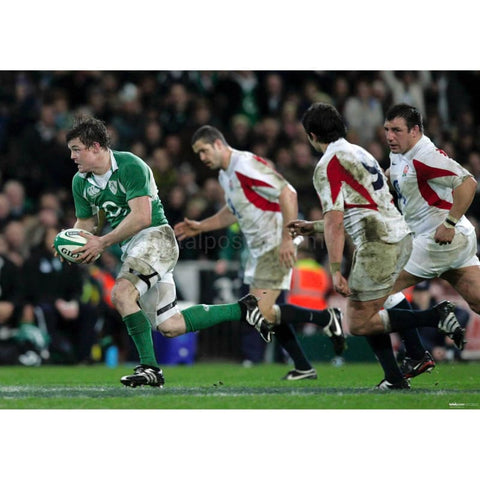 Brian O'Driscoll | Ireland Six Nations rugby posters