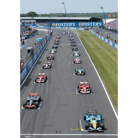 British Grand Prix Start | F1 | TotalPoster