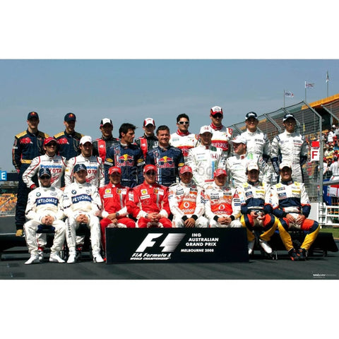 F1 Drivers 2008 | F1 | TotalPoster