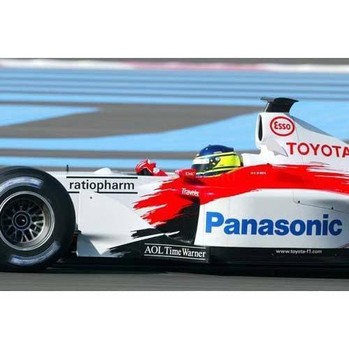 Newman Haas CART driver Cristiano da Matta testing the Toyota F1 car at Paul Ricard circuit | TotalPoster