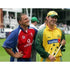 Darren Gough and Damien Martyn chat during the presentations after the NatWest Series Final between England and Australia played at Lord`s Cricket Ground | TotalPoster