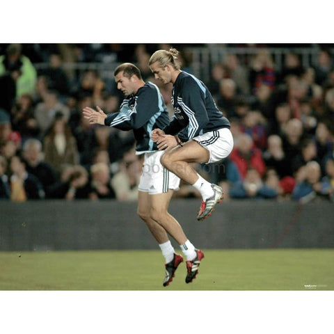 Beckham y Zidane | Pósteres de fútbol | TotalPoster