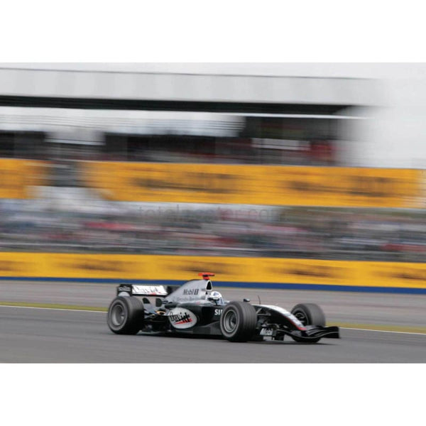 David Coulthard on his way to setting 7th quickest time in qualifying for the British Grand Prix at Silverstone | TotalPoster