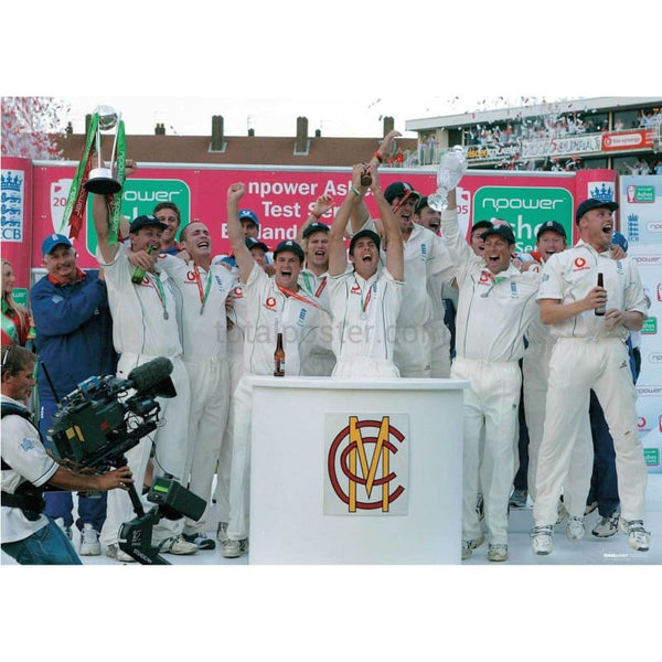 England Celebrate after victory in the Ashes npower test series against Australia | TotalPoster