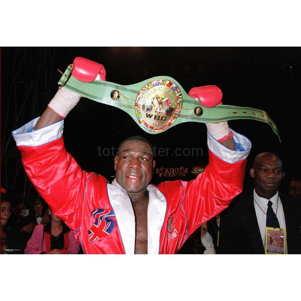 Frank Bruno celebrates | Boxing WBC Champion