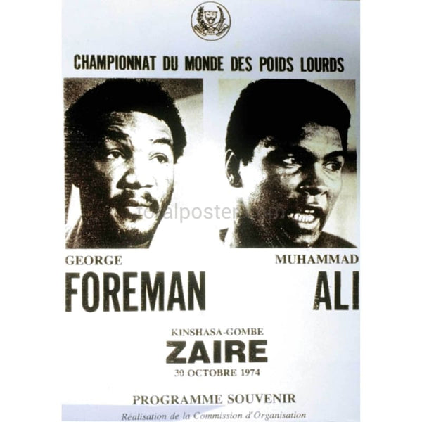 George Foreman &amp; Muhammad Ali TotalPoster