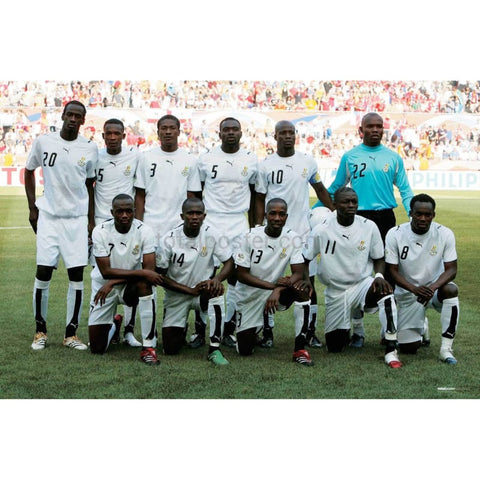 Equipo de la Copa Mundial de Ghana | Póster de fútbol | TotalPoster