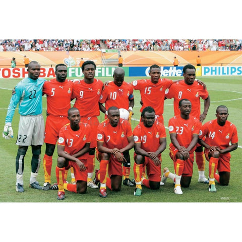 Equipo de la Copa Mundial de Ghana | Póster de fútbol | TotalPoster