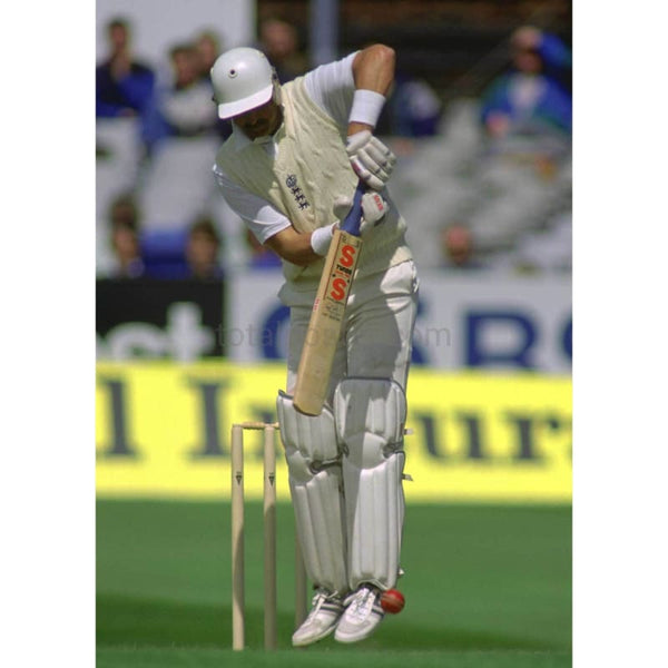 Graham Gooch in action during the England v West Indies - Fourth Test| TotalPoster