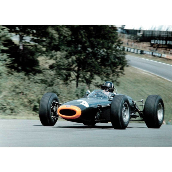 Graham Hill / BRM in action during the British Grand Prix at Brands Hatch | TotalPoster