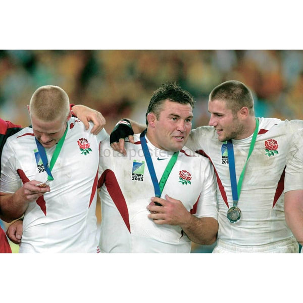 Iain Balshaw, Jason Leonard &amp; Ben Cohen poster | World Cup Rugby