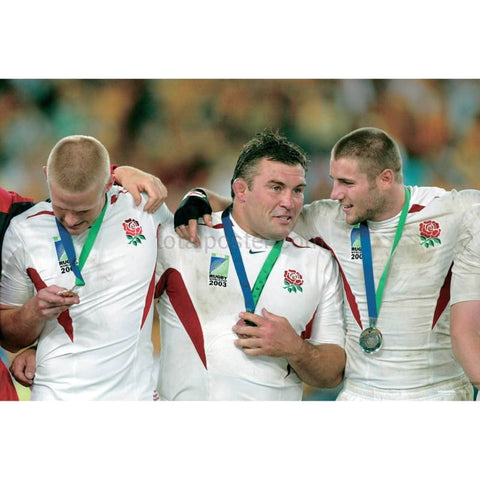Iain Balshaw, Jason Leonard & Ben Cohen poster | World Cup Rugby