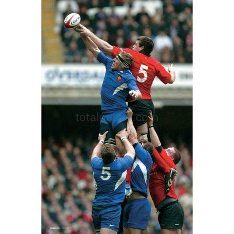 Imanol Harinordoquy | France Six Nations rugby posters