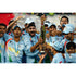 India's players cheer while holding the ICC World Twenty20 trophy after they defeated Pakistan in the final cricket match in Johannesburg | TotalPoster