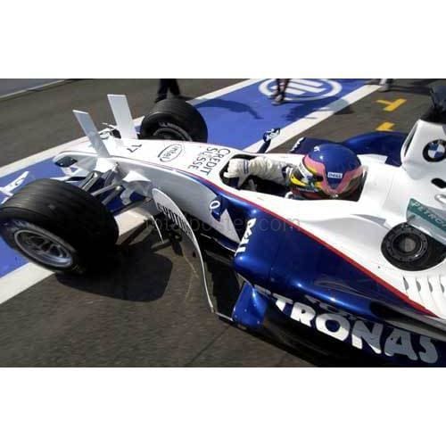 Jacques Villeneuve / BMW Sauber leaves his pit during practice for the French Grand Prix at Magny Cours | TotalPoster