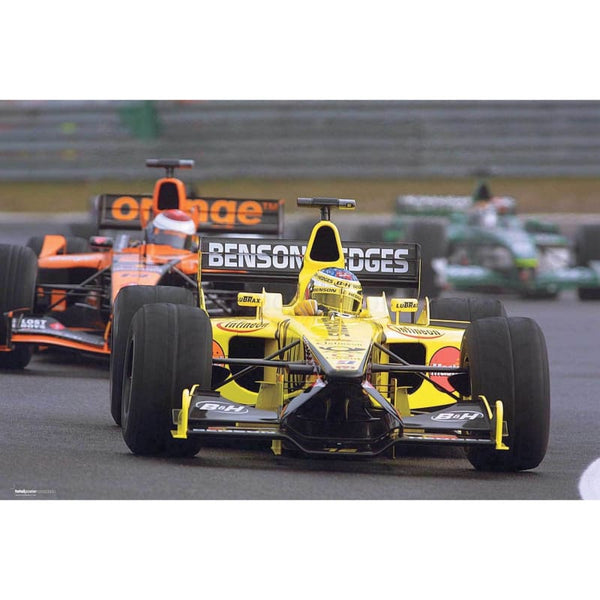 Jean Alesi / Jordan Honda during the Belgian Grand Prix at Spa | TotalPoster