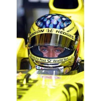 Jean Alesi / Jordan Honda waits for practice for the Hungarian Grand Prix | TotalPoster