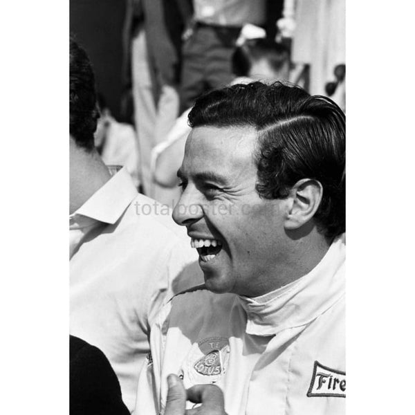 Jim Clark / Lotus Cosworth in the pits during the Italian Grand Prix at Monza | TotalPoster