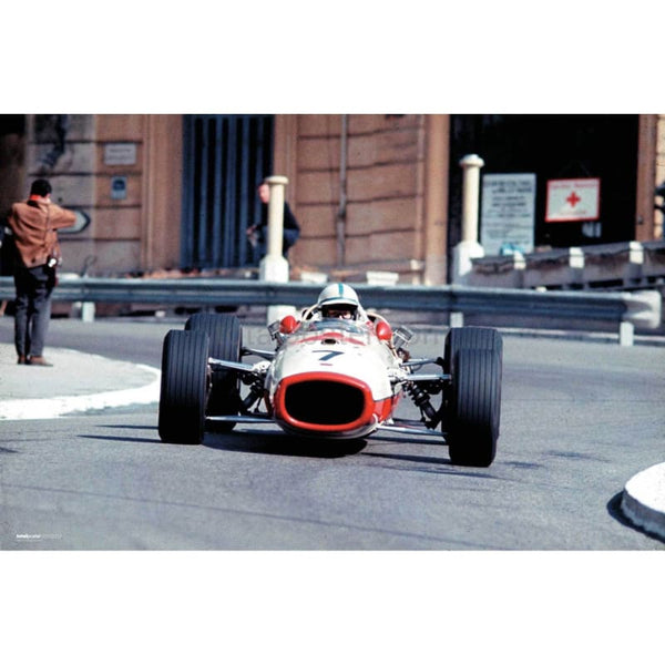 John Surtees / Honda F1 in action during the Monaco Grand Prix | TotalPoster
